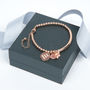 Personalised Rose Gold Filled Charm Bracelet, thumbnail 4 of 8