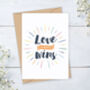Love Always Wins Greeting Card, thumbnail 1 of 10