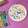 Citrus Blooms Embroidery Kit, thumbnail 5 of 6