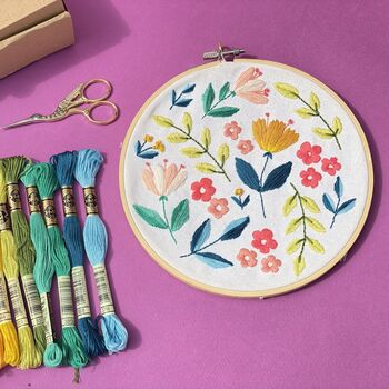 Citrus Blooms Embroidery Kit, 5 of 6