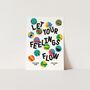 Let Your Feelings Flow Art Print, thumbnail 1 of 5