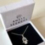 Sterling Silver Hamsa Hand Necklace With Evil Eye, thumbnail 5 of 8