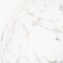 Speckled White Glass Spherical Table Lamp, thumbnail 4 of 6