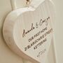 Personalised New Home Wooden Hanging Heart, thumbnail 2 of 4