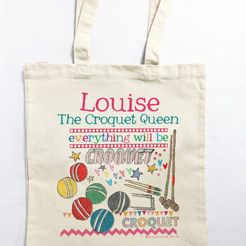 Personalised Croquet Bag, 5 of 6