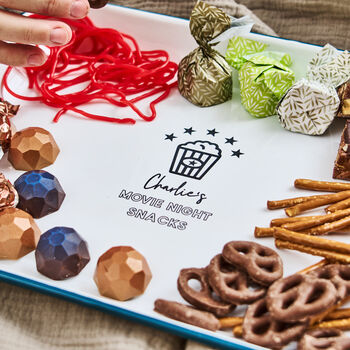 Enamel Movie Night Snack Tray, 2 of 6