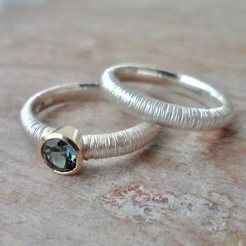 Textured Wedding Ring, 2 of 7