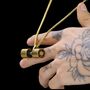 Personalised Oversized Dumbbell Necklace, thumbnail 1 of 7