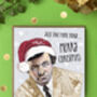 Columbo Christmas Card, Funny Tv Detective Christmas Card, thumbnail 1 of 6