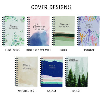 Personalised 2025 Diary | Choice Of Covers, 11 of 11