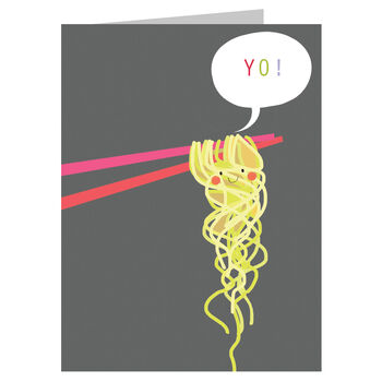 Mini Noodles Greetings Card, 3 of 5