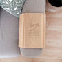 Personalised Classic Wooden Sofa Tray, thumbnail 5 of 5