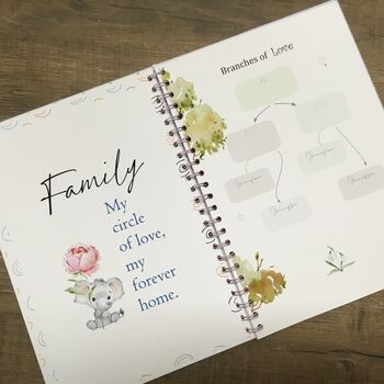 Personalised Memory Book Milestones 1st Year Journal, 10 of 12