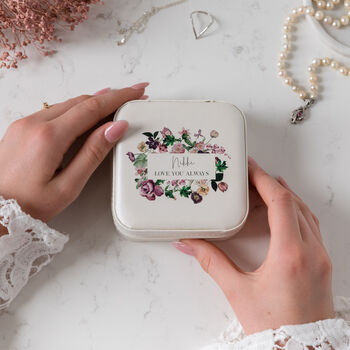 Tulips And Spring Flowers Floral Jewellery Box, 3 of 10