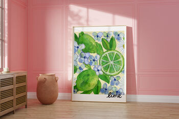 Lime Kitchen Print, 6 of 10