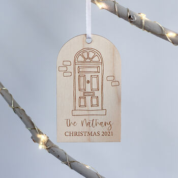 Personalised New Home Christmas Tree Decoration, 2 of 4