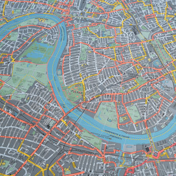 London Cycle Wall Map, 12 of 12
