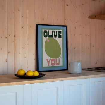 Olive You Kitchen Print, 10 of 10