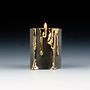 Black Candle Holders With Dripping Gold, thumbnail 4 of 12
