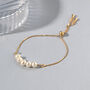 50th Birthday Pearl Sliding Bracelet, thumbnail 1 of 6