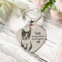 Heart Lock Photo Keyring, Actual Photo, Hand Print, Foot Print, thumbnail 1 of 5
