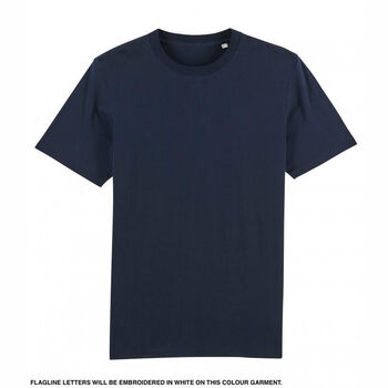 Custom Flag 100% Organic Cotton Men's T Shirt, 8 of 12