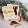 Set Of Beeswax Colourful Advent Candles, thumbnail 5 of 6