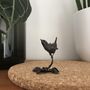 Miniature Bronze Wren Sculpture 8th Anniversary Gift, thumbnail 9 of 12