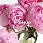 Luxury Personalised 60th Birthday Card For Her Peony Flower Card, thumbnail 6 of 11