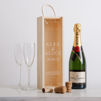 Personalised Engagement Bottle Box Cork Collector, 5 of 6