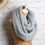 Beginners Infinity Scarf Knitting Kit, thumbnail 1 of 5