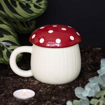 Mushroom Shaped Mug With Lid, 6 of 6