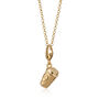 18ct Gold Takeaway Coffee Cup Charm Necklace, thumbnail 4 of 5