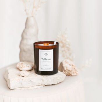 Botanical Relaxing Birthday Candle Gift Aromatherapy Candle Scented With Pure Essential Oils, 6 of 9