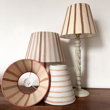 Multi Striped Pastel Lampshade, 5 of 7