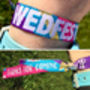 Wedfest Festival Wedding Wristbands, thumbnail 9 of 10