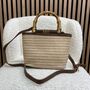 Personalised Custom Straw Amalfi Cross Body Bag, thumbnail 1 of 5