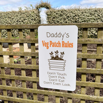 Personalised Outdoor Vegetable Patch Sign, 2 of 4