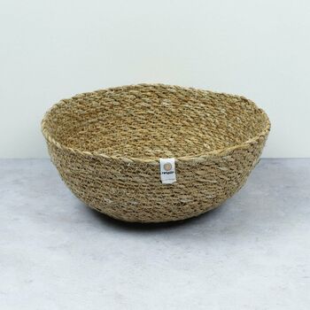 Respiin Natural Seagrass And Jute Bowls, 8 of 12