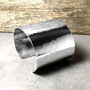 Sterling Silver Hammered Cuff Bangle, thumbnail 7 of 7
