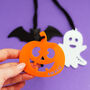 Personalised Acrylic Halloween Decorations, thumbnail 1 of 9