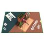 Have A Cracking Christmas! 3D Pop Up Funny Xmas Card! Cheeky And Silly Xmas Card For Him And Her, thumbnail 8 of 10