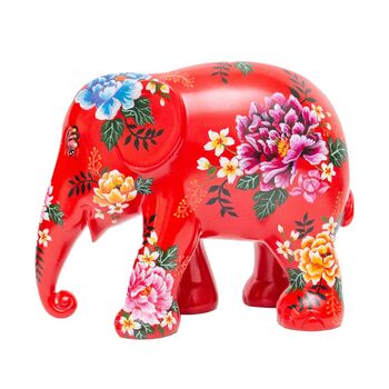Peony Lover Limited Edition Original Elephant Statue, 4 of 10