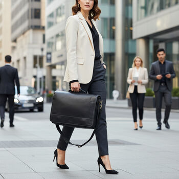 Large Genuine Leather Business Bag, Messenger Bag, Briefcase, 8 of 8