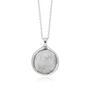 Fingerprint Necklace In Sterling Silver, thumbnail 7 of 9