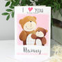 Personalised I Love You Beary Much Mummy Card, thumbnail 7 of 12