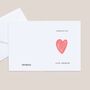 Personalised Large Heart Valentines Card, thumbnail 4 of 5