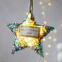 Personalised 1st Christmas Star Tree Decoration, thumbnail 2 of 3