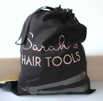 Personalised Bag For Hair Tools, 2 of 5