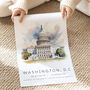 Destination Travel Landmark Posters For Washington D.C, thumbnail 3 of 7